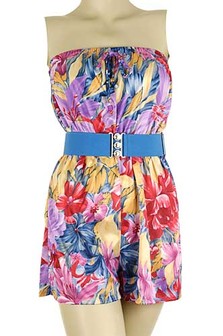Bright Floral Playsuit