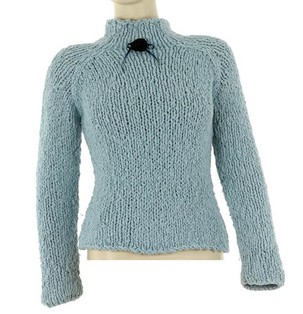 Sweater blue wool